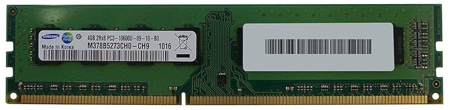 Samsung 4GB PC3-10600 DDR3- 1333MHz non-ECC Unbuffered CL9